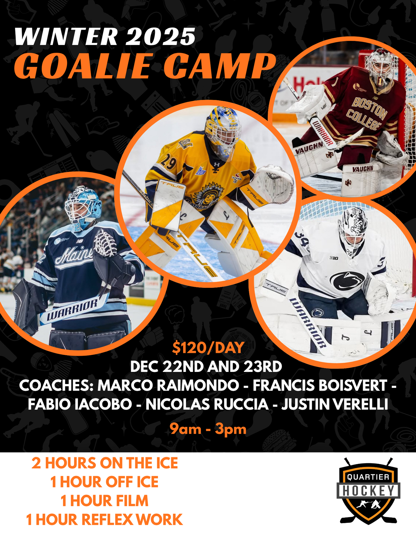 CAMP D'HIVER DES GARDIENS DE BUT / GOALIE WINTER CAMP 2025