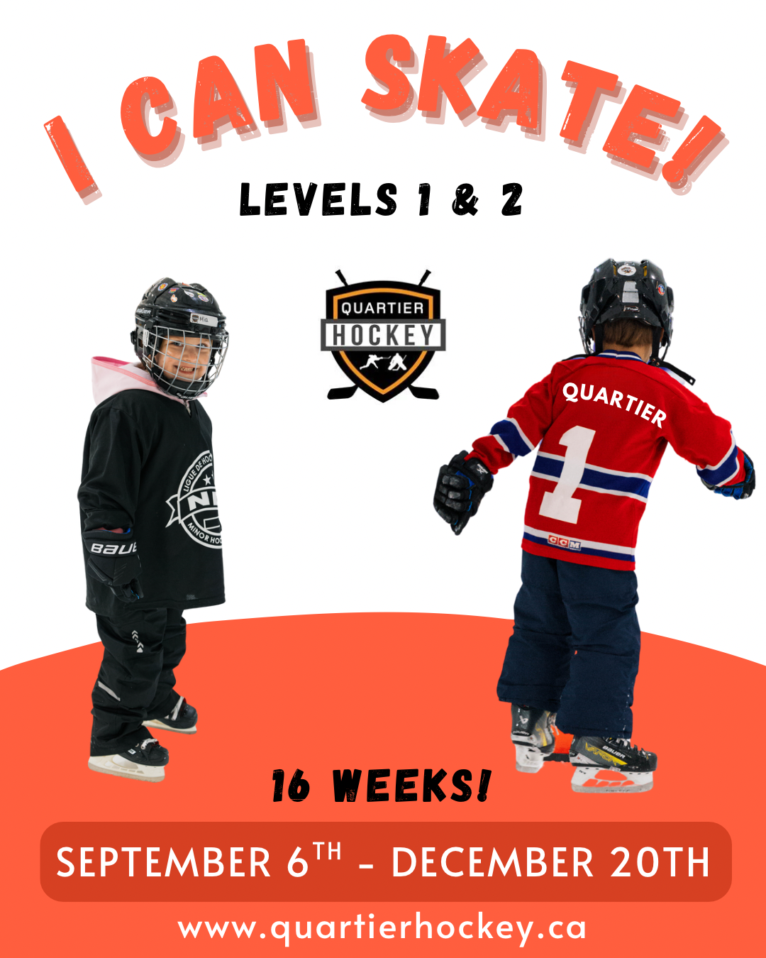 Hiver 2024-2025 I Can Skate Advance<br> Niveau 3 – 5 à 8 ans<br> (12 séances)