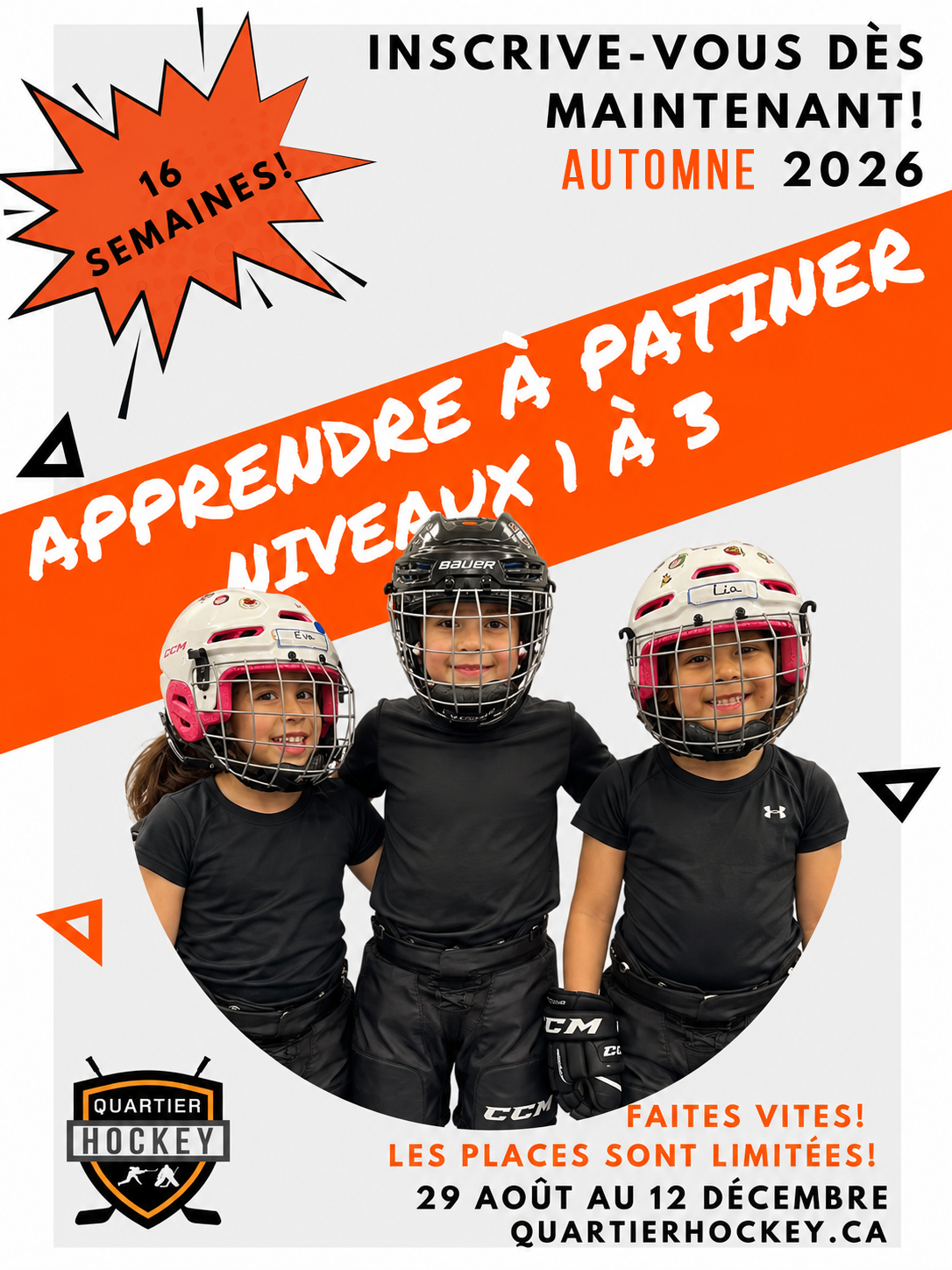 Fall 2026 I Can Skate Advance (Level 1,2) 16 Weeks
