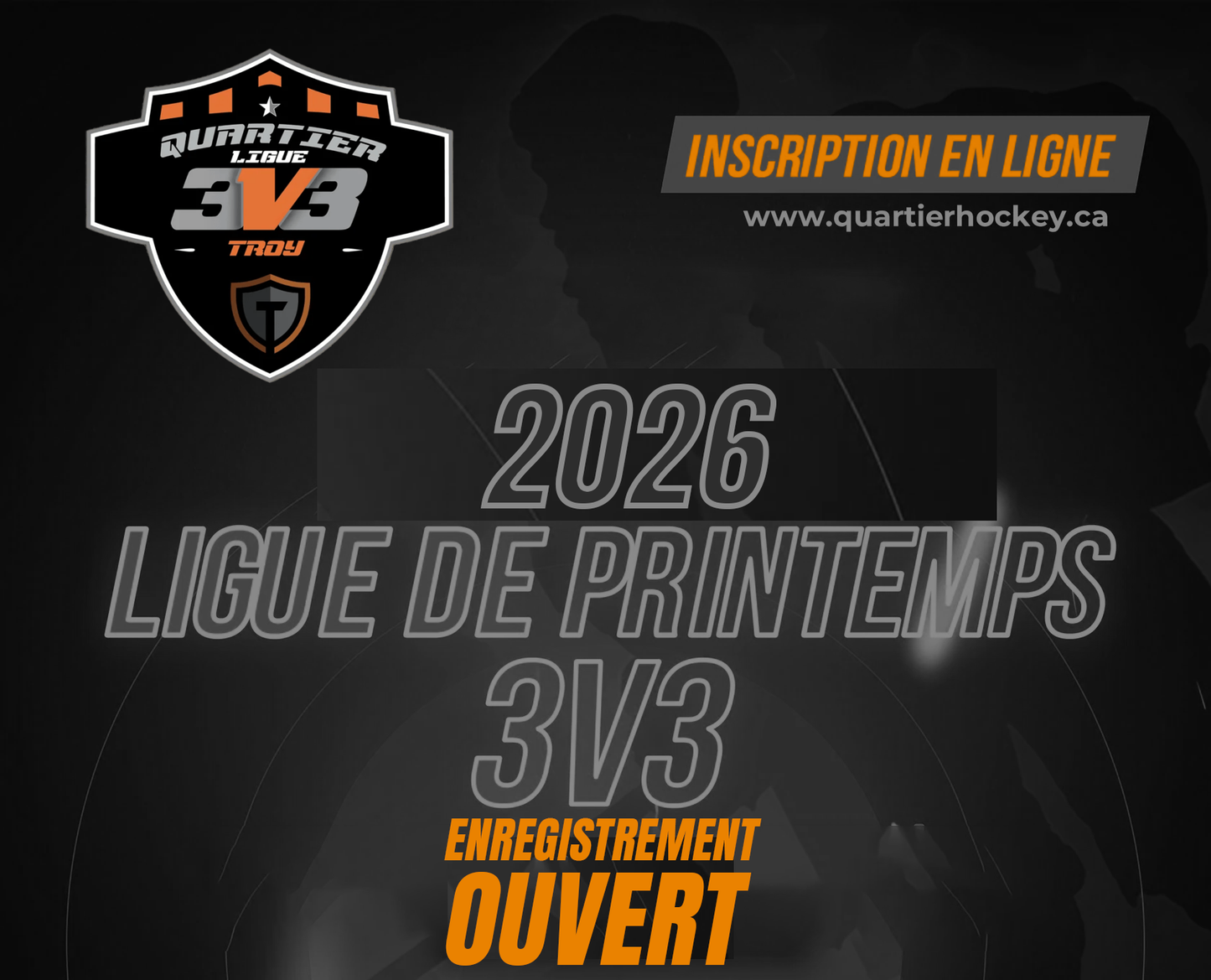 Ligue de printemps 3 contre 3 Quartier 2026 (inscription individuelle)