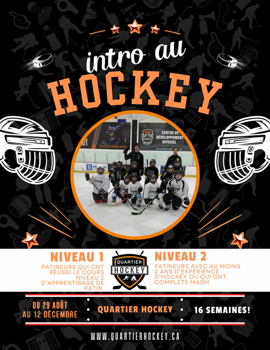 Fall 2026 INTRO TO HOCKEY (Level 1 & 2) - 16 weeks
