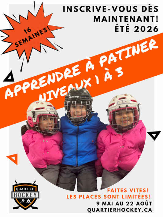 Summer 2026 Learn To Skate (Level 1,2,3) 16 Weeks