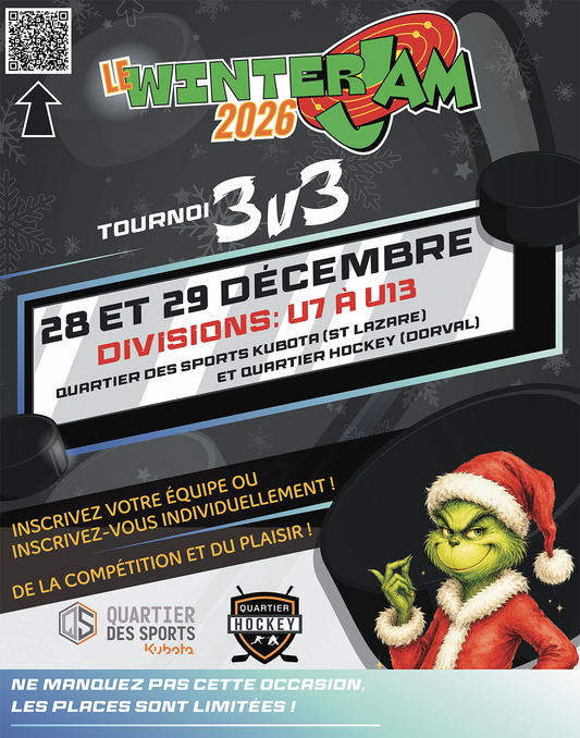 Tournoi a bout de souffle Winter Jam 3v3 - Inscription individuelle