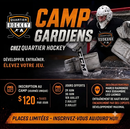 GOALIE CAMP WEEK OF JUNE 29th