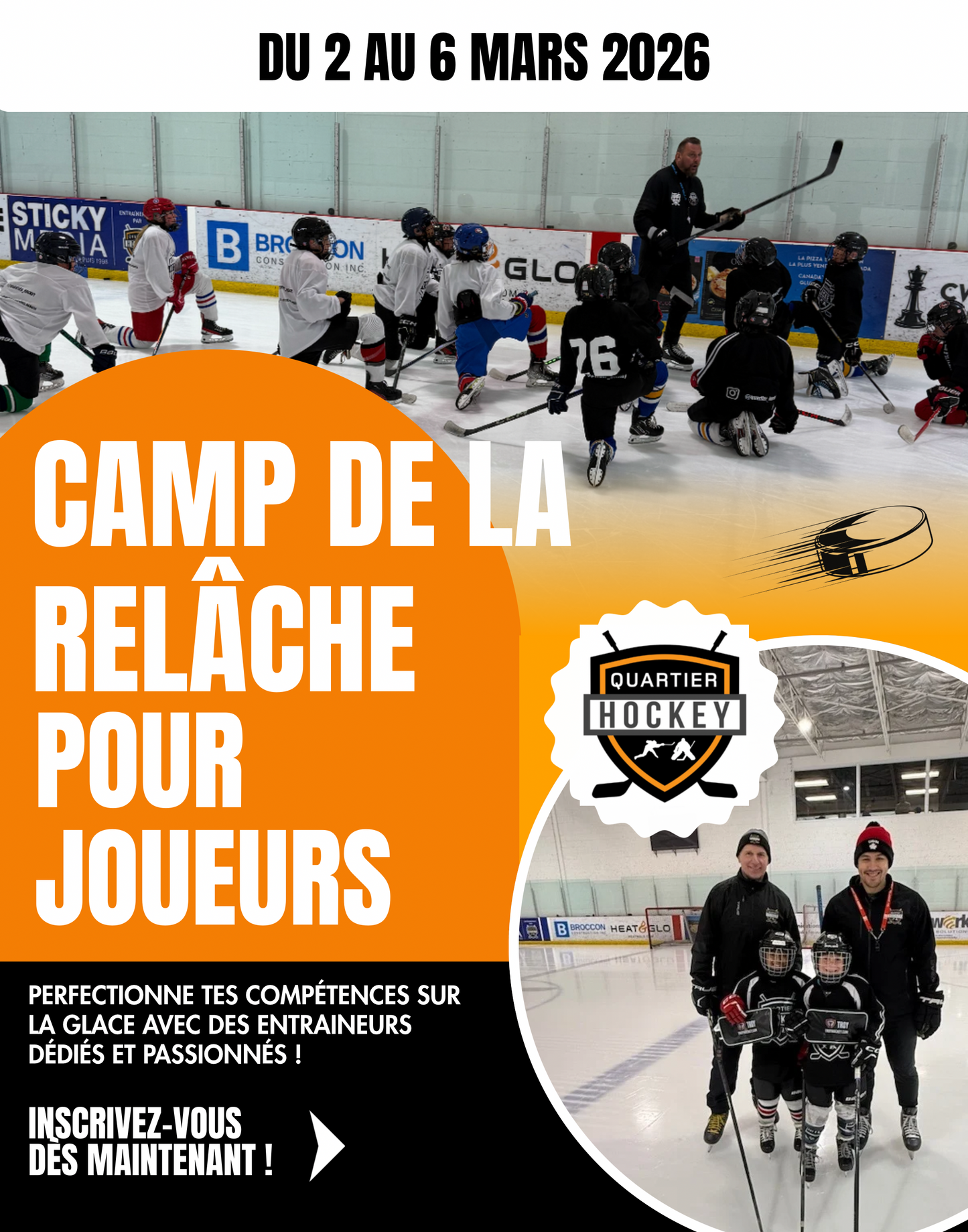 Camp de la relâche joueurs 2026