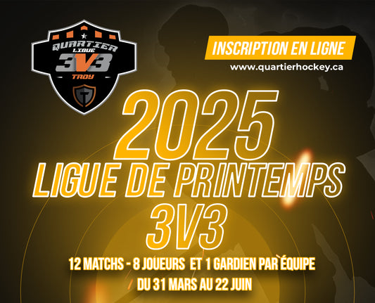 Ligue de printemps Quartier 3v3 2025 (inscription des équipes)