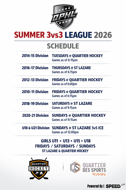 QPHL Summer 3vs3 league 2026 (Team)
