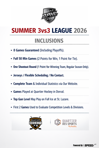 QPHL Summer 3vs3 league 2026 (Team)