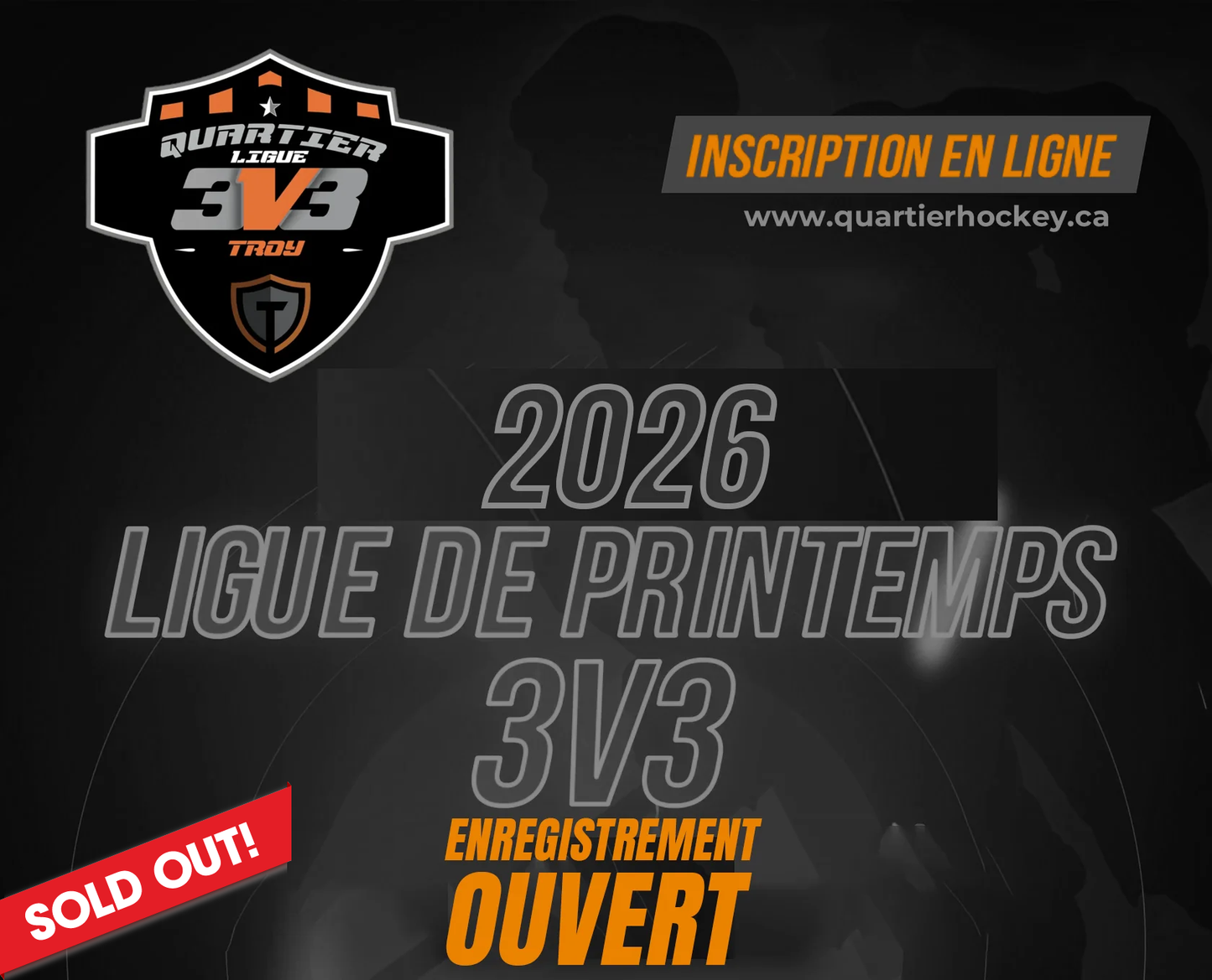Ligue de printemps 3 contre 3 Quartier 2026 (inscription individuelle)